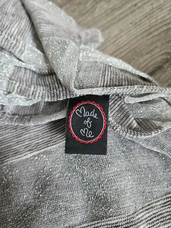 Beautiful Soft Classy Infinity Scarf Scarves Lot Metallic Silver Gold Black Nail - Picture 7 of 8